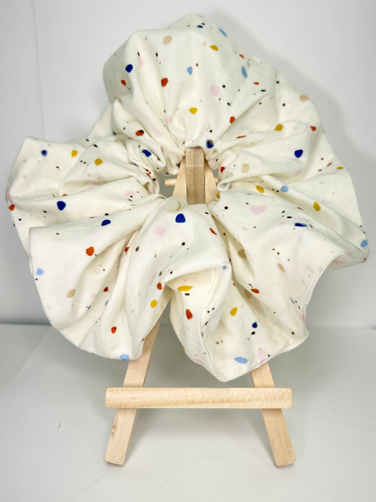 paint splash scrunchie