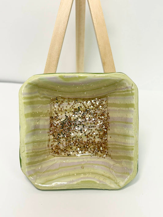 light green resin mini