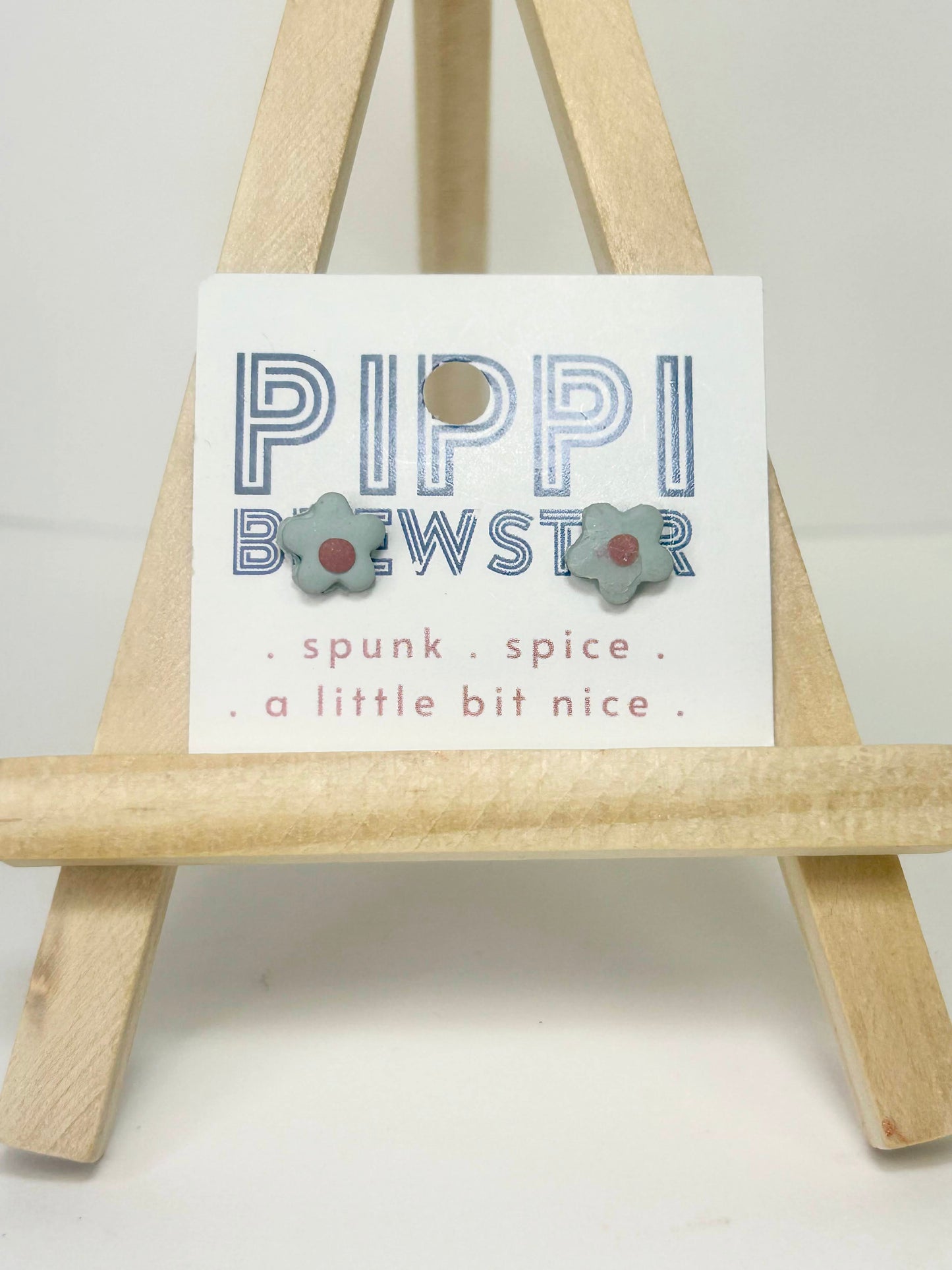 flower - light blue mini