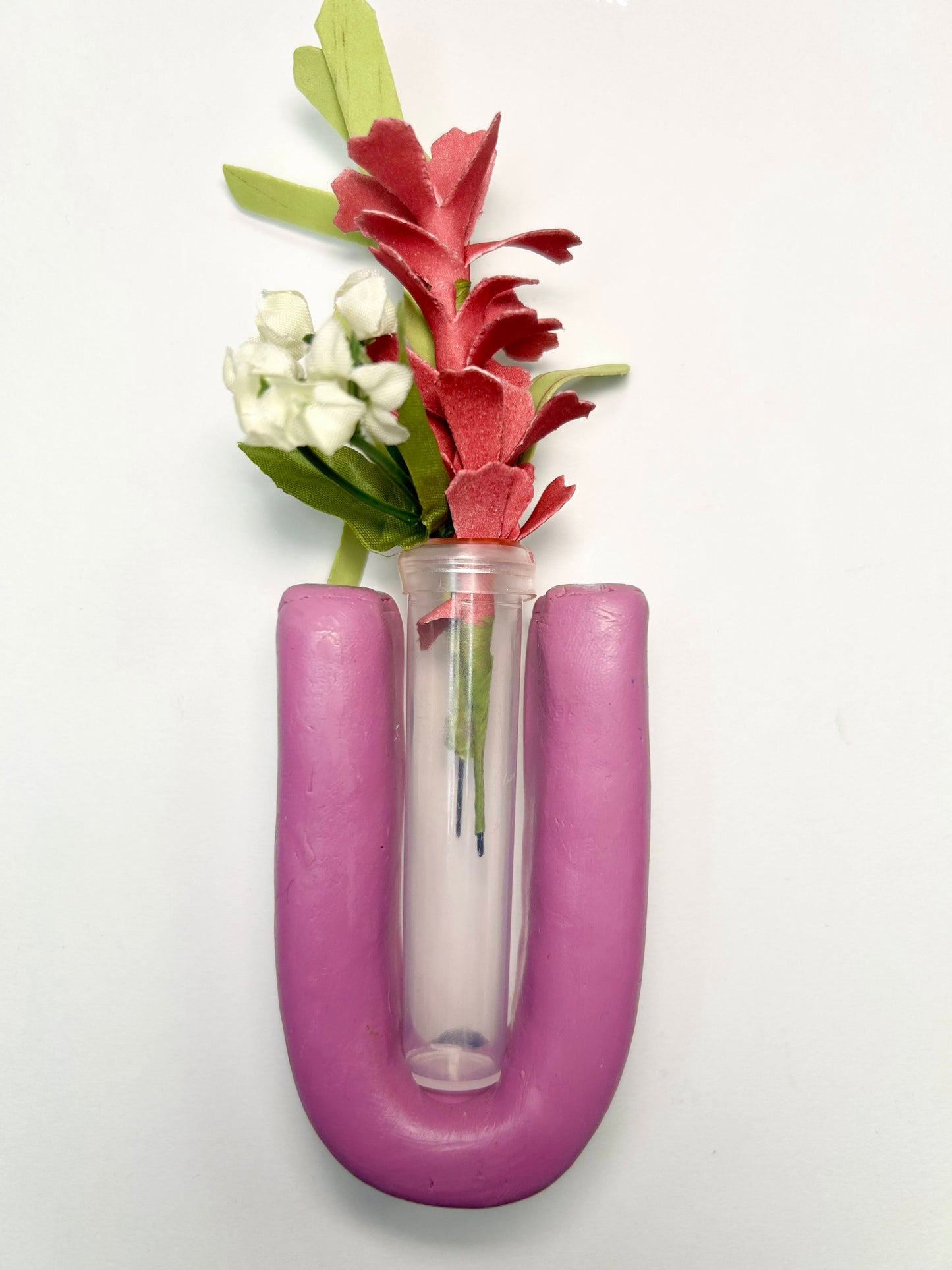 flower magnet - light purple