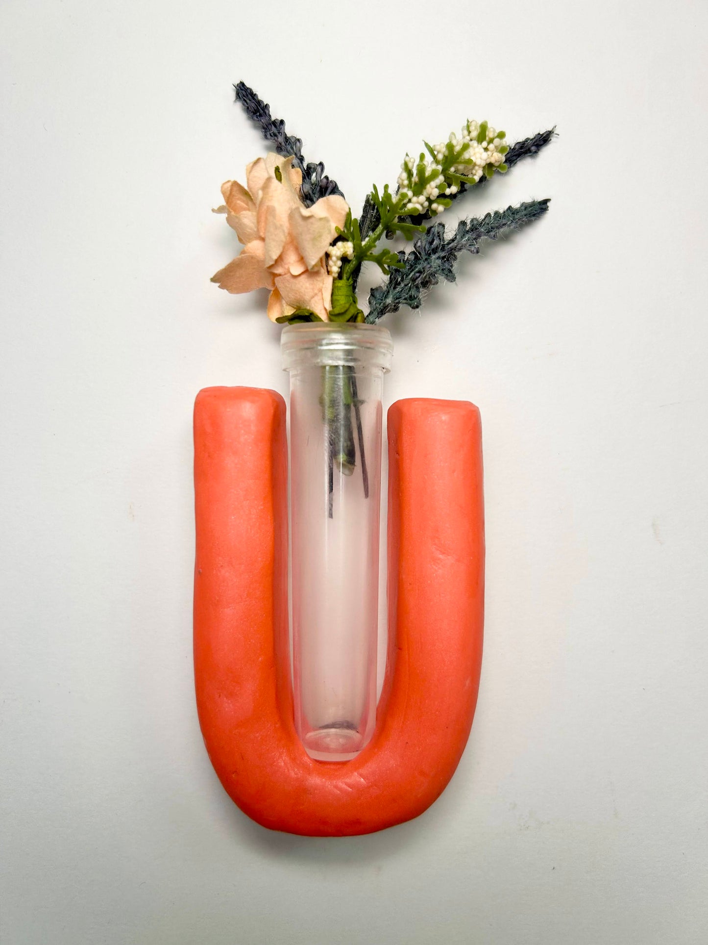 flower magnet - bright pink