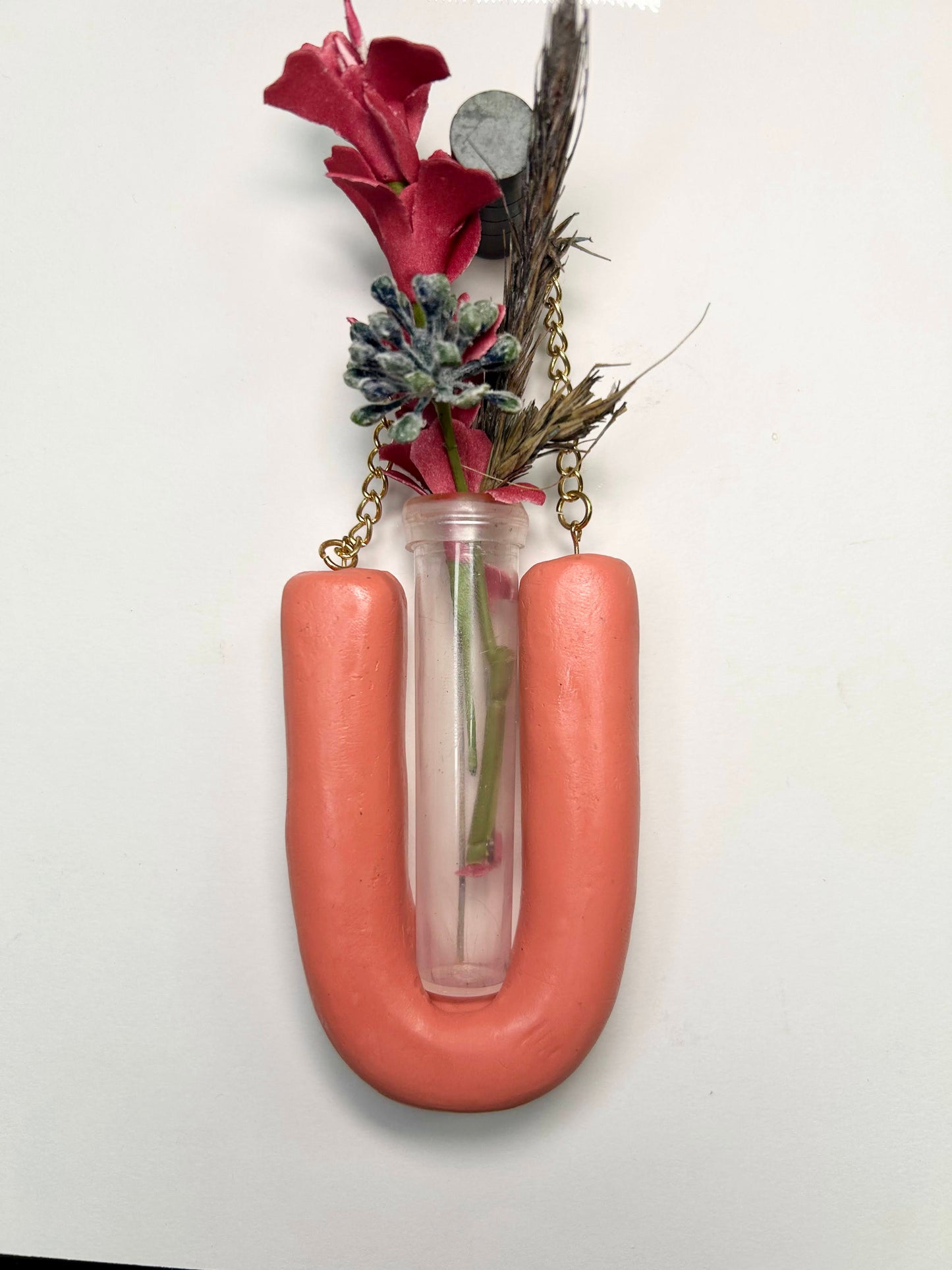 flower hanger - coral