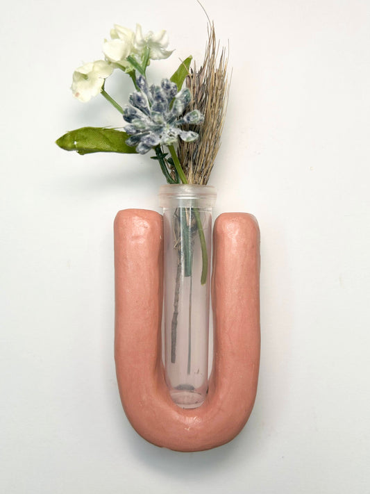 flower magnet - rose gold