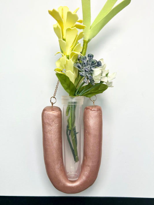 flower hanger - rose gold