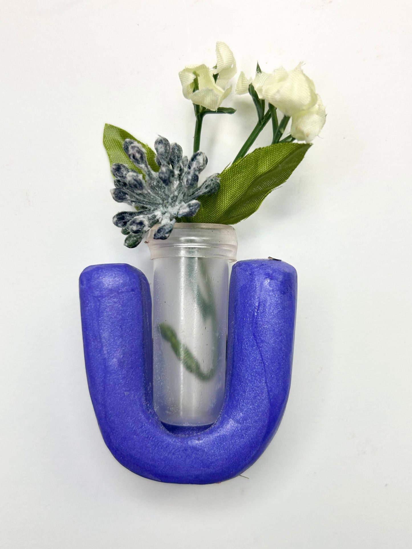 mini flower magnet - purple